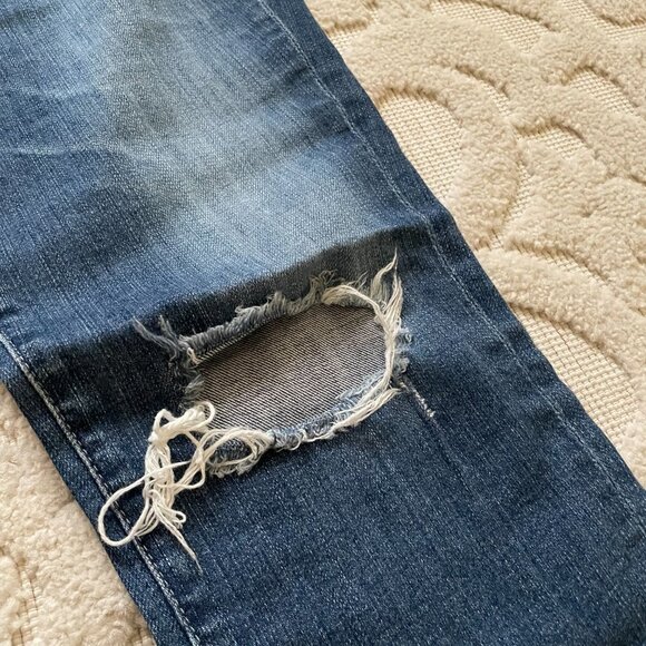 AG High Rise Distressed Jeans - Picture 2 of 7